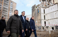 Russian strike lands near Zelenskyy and Greek prime minister during visit to Odesa