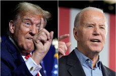Trump and Biden trade barbs in competing rallies in battleground state of Georgia