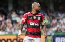 Flamengo's Brazil forward Gabigol handed two-year ban for attempted fraud during doping test