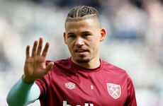 Support for West Ham star after middle-finger gesture towards fans