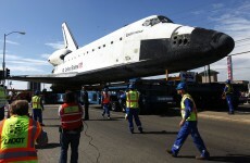 Space shuttle finally reaches California Science Center