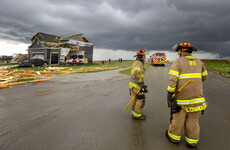 At least five people killed as dozens of tornadoes rip through Oklahoma and nearby states
