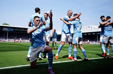 Man City continue march to title as they go top with 4-0 win at Fulham