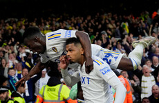 Leeds crush Norwich in second-leg play-off to close in on Premier League return
