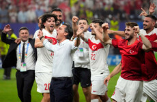 Turkey edge into knockout stages with tense win over Czechs