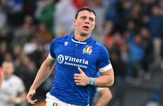 Italy fly-half Garbisi stretchered off in win over Japan