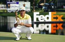 Matsuyama survives wobble to clinch St Jude Championship