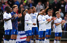 Rangers ease crisis with first away win