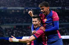 Lewandowski hits double as Barca shred Madrid in Clasico