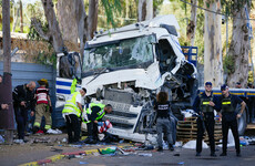 Israel says at least 24 injured after truck crashes into bus stop