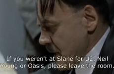 The inevitable Bon Jovi at Slane/Downfall video