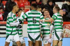 Celtic cement grip on Scottish title race, Rangers hit 6
