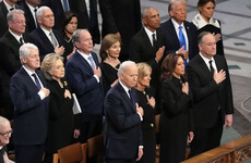 All five living US presidents gather for Jimmy Carter's state funeral in Washington