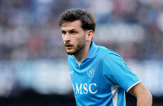 Kvaratskhelia has asked to leave Napoli, says coach Antonio Conte