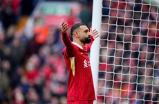 Mo Salah scores 28th goal of the season in tense Liverpool win
