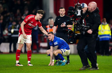 Heartbreak for Irish international as Ipswich knocked out of FA Cup on penalties