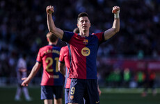 Robert Lewandowski's astonishing season for Barca continues