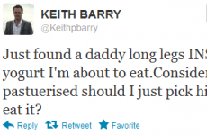 Tweet Sweeper: Keith Barry really wants to eat some yoghurt
