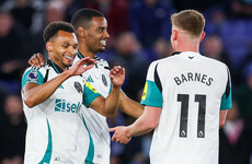 Newcastle step up Champions League chase with Leicester win