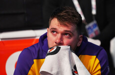 Luka Doncic wipes away tears to destroy Dallas on his return as Lakers clinch playoff spot