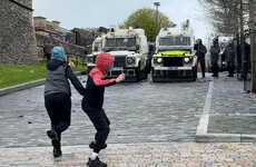 Petrol bombs and fireworks thrown during dissident republican parade in Derry
