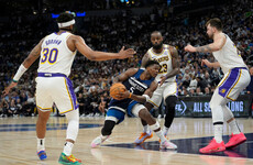 Timberwolves win to push Lakers to brink, as Celtics, Knicks and Pacers triumph