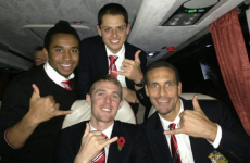 How do millionaire footballers celebrate after a dramatic win?