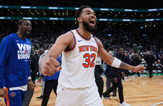 Knicks rally again to take 2-0 lead over Celtics, Thunder roar back