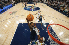 Timberwolves oust Warriors, Celtics down Knicks to stay alive