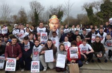 IT Tallaght students stage protest against cuts