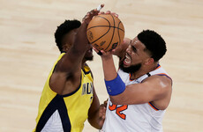 Brunson and Towns keep Knicks alive in Pacers rout