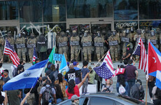 Trump says he won't allow 'mob rule' as protests break out across US