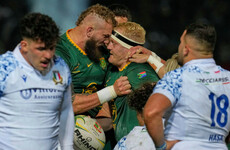 Van den Berg strikes twice as South Africa beat Italy