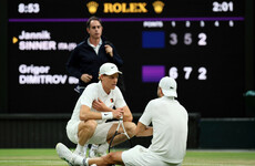 Sinner advances to Wimbledon quarter-finals in bizarre fashion