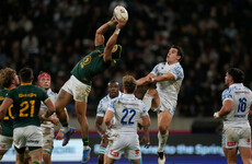 14-man Springboks overcome early Wiese red card to nil Italy