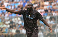 Napol's Lukaku facing months on sideline with 'serious' thigh injury