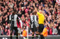 'Devastated' Adebayor says sorry for derby red