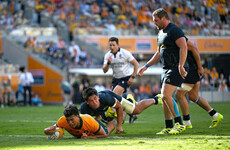 Australia beat Argentina 28-24 with try after final hooter