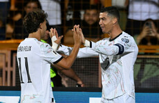 Emotional night for Portugal as Ronaldo helps ensure winning start to World Cup qualifying