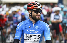 Ganna takes Vuelta stage 19 time trial victory, two protestors arrested