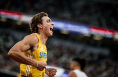Mondo Duplantis sets new world record as Swede retains pole vault title in Tokyo