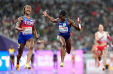Jefferson-Wooden completes world sprint treble, while Botswana claim men's 4x400m gold