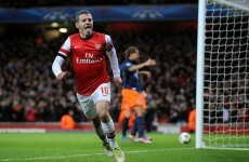 Champions League wrap: Rare Wilshere strike helps Arsenal advance