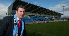 Snapshot: Roddy Collins arrives in Athlone, looks askance at camera