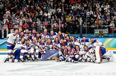USA win men's Olympic ice hockey gold for first time since 1980