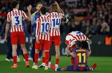 Atletico hammered but hold off Barca on aggregate to reach Copa del Rey final