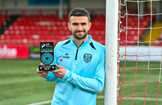 Derry City star Michael Duffy receives recognition for fine start to the season