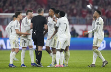 Real slam 'unbelievable' red card after Bayern defeat