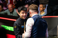 World snooker champion Zhao Xintong succumbs to 'Crucible curse'