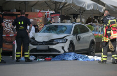 Two dead and several injured after car rams into crowd in German city of Leipzig